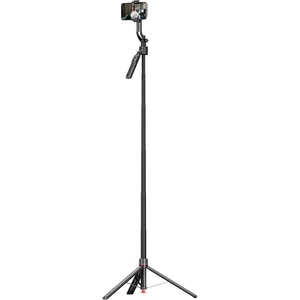 Selfie stick PROMATE TriPop-Ai, AI Face Tracking, negru Selfie stick PROMATE TriPop-Ai, AI Face Tracking, negru