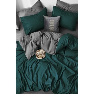 Lenjerie de pat Duo, 2 persoane, 100% bumbac, 160 x 200 cm, 4 piese Lenjerie de pat Duo, 2 persoane, 100% bumbac, 160 x 200 cm, 4 piese