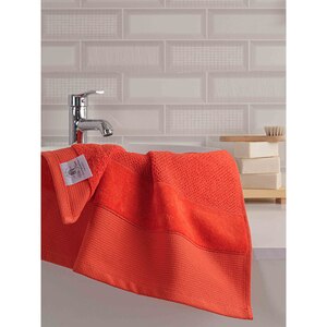 Set 2 prosoape baie MILA HOME Mia, 70 x 140 cm, 50 x 90 cm, bumbac, portocaliu Set 2 prosoape baie MILA HOME Mia, 70 x 140 cm, 50 x 90 cm, bumbac, portocaliu