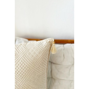 Set 4 fete de perna decorativa Natural, 100% bumbac, 43 x 43 cm, bej Set 4 fete de perna decorativa Natural, 100% bumbac, 43 x 43 cm, bej