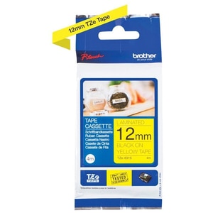 Banda etichete BROTHER TZe-631S, 12 mm, 4 m, negru pe galben Banda etichete BROTHER TZe-631S, 12 mm, 4 m, negru pe galben