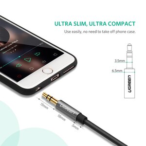 Adaptor USB-C - Jack 3.5 mm UGREEN 30632, gri Adaptor USB-C - Jack 3.5 mm UGREEN 30632, gri