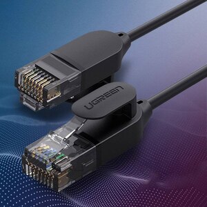 Cablu de retea UTP CAT6A RJ45 - RJ45 UGREEN 70653, 3m, negru Cablu de retea UTP CAT6A RJ45 - RJ45 UGREEN 70653, 3m, negru