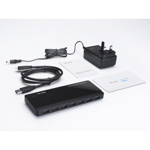 Hub USB TP-LINK UH720, USB 3.0, negru Hub USB TP-LINK UH720, USB 3.0, negru