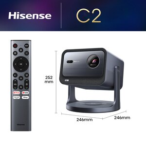 Mini Proiector Smart HISENSE C2, Ultra HD 4K, HDR10+, 165-762cm Mini Proiector Smart HISENSE C2, Ultra HD 4K, HDR10+, 165-762cm