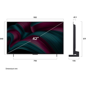 Televizor OLED Evo Smart LG 42C5ELB, Ultra HD 4K, HDR, 105cm Televizor OLED Evo Smart LG 42C5ELB, Ultra HD 4K, HDR, 105cm