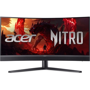 Monitor Gaming curbat LED VA ACER Nitro XZ343CURX0, 34", WQHD, 200 Hz, AMD FreeSync Premium, HDR 400, boxe, negru Monitor Gaming curbat LED VA ACER Nitro XZ343CURX0, 34", WQHD, 200 Hz, AMD FreeSync Premium, HDR 400, boxe, negru