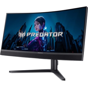 Monitor Gaming curbat miniLED VA ACER Predator X34X0, 34", WQHD, 200 Hz, AMD FreeSync Premium, HDR 1000, boxe, negru Monitor Gaming curbat miniLED VA ACER Predator X34X0, 34", WQHD, 200 Hz, AMD FreeSync Premium, HDR 1000, boxe, negru