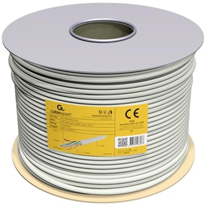 Cablu de retea UTP CAT6 GEMBIRD UPC-6004SE-SOL/100, 100 m, gri Cablu de retea UTP CAT6 GEMBIRD UPC-6004SE-SOL/100, 100 m, gri