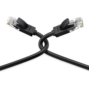 Cablu de retea UTP CAT6 RJ45 - RJ45 UGREEN 50174, 2m, negru Cablu de retea UTP CAT6 RJ45 - RJ45 UGREEN 50174, 2m, negru