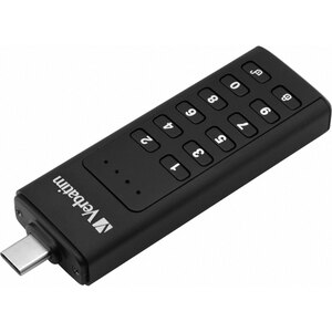 Memorie USB VERBATIM Keypad Secure, 128GB, USB 3.1, negru Memorie USB VERBATIM Keypad Secure, 128GB, USB 3.1, negru