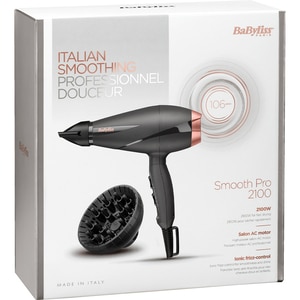 Uscator de par BABYLISS Smooth Pro 6709DE, 2100W, negru Uscator de par BABYLISS Smooth Pro 6709DE, 2100W, negru
