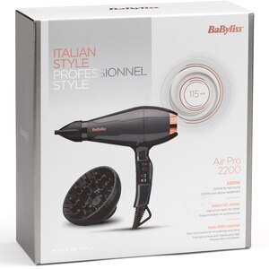 Uscator de par BABYLISS 6719DE, 2200W, 2 viteze, negru Uscator de par BABYLISS 6719DE, 2200W, 2 viteze, negru
