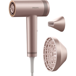 Uscator de par PHILIPS Seria 8000 BHD837/10, 1400W, 3 viteze, 4 trepte temperatura, ThermoShield Advanced, roz Uscator de par PHILIPS Seria 8000 BHD837/10, 1400W, 3 viteze, 4 trepte temperatura, ThermoShield Advanced, roz