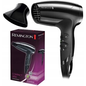 Uscator de par REMINGTON D5000, 1800W, 2 viteze, 3 trepte temperatura, negru Uscator de par REMINGTON D5000, 1800W, 2 viteze, 3 trepte temperatura, negru