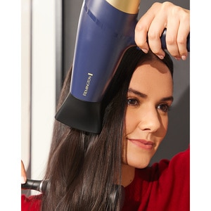 Uscator de par REMINGTON Sapphire Luxe D5805, 2200W, 2 viteze, 3 trepte temperatura, albastru Uscator de par REMINGTON Sapphire Luxe D5805, 2200W, 2 viteze, 3 trepte temperatura, albastru