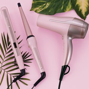 Uscator de par REMINGTON Coconut Smooth D5901, 2200W, 2 viteze, 3 trepte temperatura, roz Uscator de par REMINGTON Coconut Smooth D5901, 2200W, 2 viteze, 3 trepte temperatura, roz