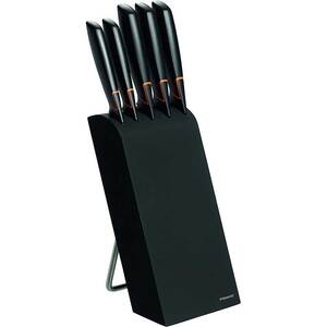 Set cutite FISKARS Edge 1003099, 6 piese, 8-23cm, negru Set cutite FISKARS Edge 1003099, 6 piese, 8-23cm, negru