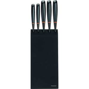 Set cutite FISKARS Edge 1003099, 6 piese, 8-23cm, negru Set cutite FISKARS Edge 1003099, 6 piese, 8-23cm, negru