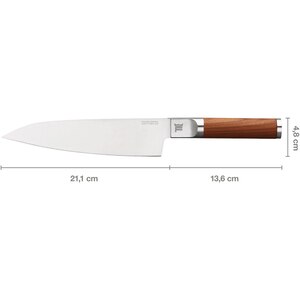 Cutitul bucatarului FISKARS Norden 1026419, 21cm, otel, maro Cutitul bucatarului FISKARS Norden 1026419, 21cm, otel, maro