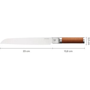 Cutit pentru paine FISKARS Norden 1026421, 23cm, otel, maro Cutit pentru paine FISKARS Norden 1026421, 23cm, otel, maro