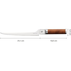 Cutit pentru filetat FISKARS Norden 1026423, 21cm, otel, maro Cutit pentru filetat FISKARS Norden 1026423, 21cm, otel, maro