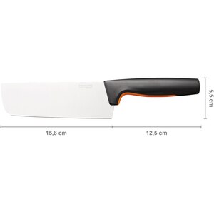 Cutit Nakiri FISKARS Functional Form 1057537, 15.8cm, otel, negru Cutit Nakiri FISKARS Functional Form 1057537, 15.8cm, otel, negru