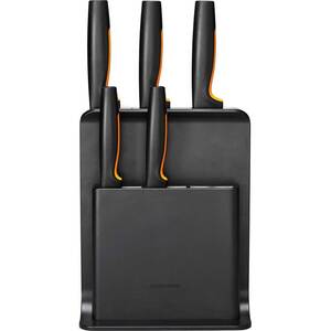 Set cutite FISKARS 1057554, 6 piese, 11-23cm, negru Set cutite FISKARS 1057554, 6 piese, 11-23cm, negru