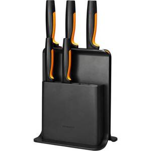 Set cutite FISKARS 1057554, 6 piese, 11-23cm, negru Set cutite FISKARS 1057554, 6 piese, 11-23cm, negru
