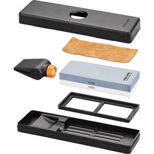 Set pentru ascutit cutite FISKARS Premium 1058937, plastic, negru Set pentru ascutit cutite FISKARS Premium 1058937, plastic, negru