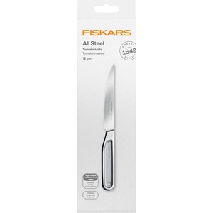 Cutit pentru tomate FISKARS All Steel 1062888, 12cm, otel, argintiu Cutit pentru tomate FISKARS All Steel 1062888, 12cm, otel, argintiu