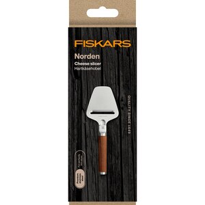 Feliator pentru branza tare FISKARS Norden, otel inoxidabil si lemn, maro Feliator pentru branza tare FISKARS Norden, otel inoxidabil si lemn, maro