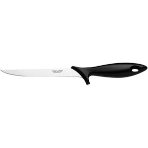 Cutit pentru filetat FISKARS Essential 1065567, 18cm, otel, negru Cutit pentru filetat FISKARS Essential 1065567, 18cm, otel, negru