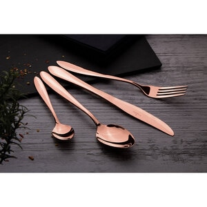 Set tacamuri BERLINGER HAUS BH/2623A, 24 piese, otel, rose gold Set tacamuri BERLINGER HAUS BH/2623A, 24 piese, otel, rose gold