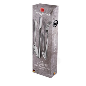 Set tacamuri BERLINGER HAUS BH/2761, 4 piese, inox, argintiu Set tacamuri BERLINGER HAUS BH/2761, 4 piese, inox, argintiu