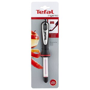 Accesoriu pentru decojit legume si fructe TEFAL Ingenio K2071014, negru-rosu Accesoriu pentru decojit legume si fructe TEFAL Ingenio K2071014, negru-rosu