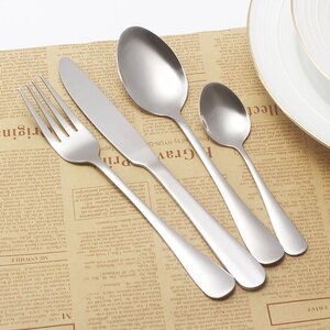 Set tacamuri MYRIA MC4014SV, 24 piese, inox, argintiu Set tacamuri MYRIA MC4014SV, 24 piese, inox, argintiu