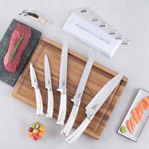 Set cutite MYRIA MC4053, 7 piese, otel inoxidabil, 12-19cm, alb Set cutite MYRIA MC4053, 7 piese, otel inoxidabil, 12-19cm, alb