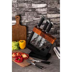 Set cutite MYRIA MC4054, 6 piese, otel inoxidabil, 8.5-20.8cm, negru Set cutite MYRIA MC4054, 6 piese, otel inoxidabil, 8.5-20.8cm, negru