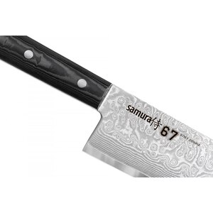 Cutit Santoku Damascus SD67-0094M, 17.5cm, otel, negru Cutit Santoku Damascus SD67-0094M, 17.5cm, otel, negru