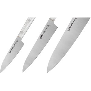 Set cutite SAMURA Harakiri SHR-0220AW, 3 piese, 9.9-20.8cm, alb Set cutite SAMURA Harakiri SHR-0220AW, 3 piese, 9.9-20.8cm, alb