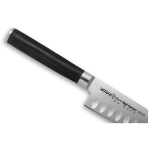 Cutit Santoku SAMURA MO-V SM-0093, 13.8cm, otel, negru Cutit Santoku SAMURA MO-V SM-0093, 13.8cm, otel, negru