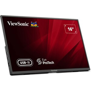 Monitor LED IPS VIEWSONIC VA1650, 16", Full HD, 60Hz, Flicker-Free, negru Monitor LED IPS VIEWSONIC VA1650, 16", Full HD, 60Hz, Flicker-Free, negru