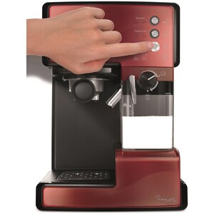 Espressor manual BREVILLE Prima Latte VCF046X-01, 1.5l, 1050W, 15 bar, sistem Cappuccino, rosu-negru Espressor manual BREVILLE Prima Latte VCF046X-01, 1.5l, 1050W, 15 bar, sistem Cappuccino, rosu-negru