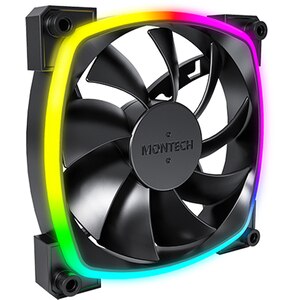 Ventilator MONTECH AX120 PWM Black, 120 mm, iluminare ARGB, VEMTAX120PWMBK Ventilator MONTECH AX120 PWM Black, 120 mm, iluminare ARGB, VEMTAX120PWMBK