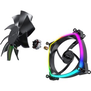 Ventilator MONTECH AX120 PWM Black, 120 mm, iluminare ARGB, VEMTAX120PWMBK Ventilator MONTECH AX120 PWM Black, 120 mm, iluminare ARGB, VEMTAX120PWMBK