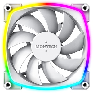 Ventilator MONTECH AX120 PWM White, 120 mm, iluminare ARGB, VEMTAX120PWMWH Ventilator MONTECH AX120 PWM White, 120 mm, iluminare ARGB, VEMTAX120PWMWH