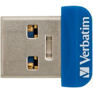 Memorie USB VERBATIM Store 'n' Stay NANO, 64GB, USB 3.0, albastru Memorie USB VERBATIM Store 'n' Stay NANO, 64GB, USB 3.0, albastru