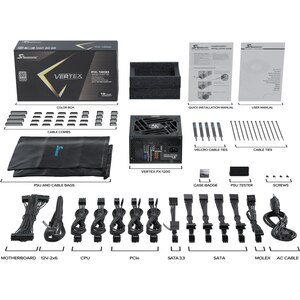 Sursa PC SEASONIC Vertex PX-1200 ATX 3.1, 1200W, 135mm, 80 Plus Platinum, Full Modular Sursa PC SEASONIC Vertex PX-1200 ATX 3.1, 1200W, 135mm, 80 Plus Platinum, Full Modular