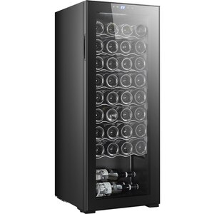 Racitor de vinuri VORTEX VWC10NBK01D, 36 sticle, H 110 cm, Clasa G, negru Racitor de vinuri VORTEX VWC10NBK01D, 36 sticle, H 110 cm, Clasa G, negru